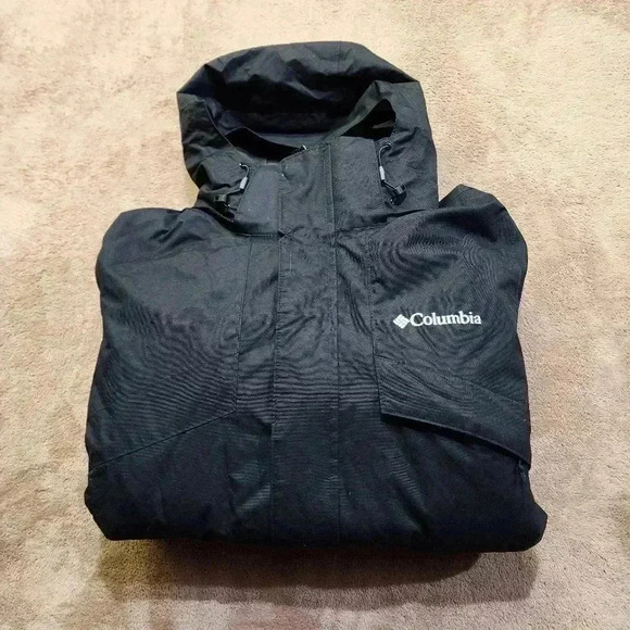 Columbia Men's Bugaboo II Hooded Jacket Solid Black Size Medium - Picture 9 of 9